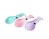 Pack of kitchen spoon rests in pastel colors, heat-resistant silicone utensil holders for forks, spatulas, and spoons.