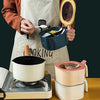 4-in-1 kitchen seasoning box set with 4-grid spice container for organized salt, masala, and dry fruit storage.