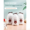 100pcs food-grade stretchable plastic wrap covers for bowls and plates, transparent kitchen freshness food bags.