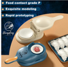 2-in-1 Samosa and dumpling maker press for quick, manual dough shaping, ravioli molding, and easy kitchen pastry prep.