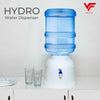 Non-electric portable mini water dispenser for 19L bottles, BPA-free tabletop cooler for kitchen daily use.