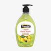 Panda Lemon Antibacterial Liquid Hand Wash 500ml, deep cleansing germ protection hand soap with convenient pump dispenser.