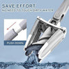 Twist mop for hands-free floor cleaning with easy push-down wringing mechanism to remove dirty water effortlessly.