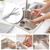 Sink Drain Clog Wire grabber tool with flexible spring claw for removing hair and debris from kitchen and bathroom sinks.