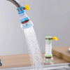 Fan Faucet for tap with 360-degree rotating spray, adjustable water-saving filter, and flexible extension nozzle.