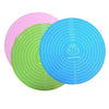 Round Silicone Roti Mat with measurement markings for non-stick dough rolling, baking, and pastry preparation.