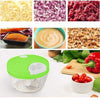 Speedy Chopper manual food processor for quickly chopping vegetables, nuts, meat, and preparing sauces and dips.