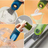 3 In 1 Bottle Gap Cleaner Brush for deep cleaning bottle lids, crevices, and small corners in the kitchen.