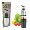 500ml oil bottle and vinegar dispenser with measuring spout, clear glass container for kitchen cooking and salads.