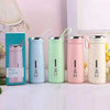 Premium 400ML insulated water bottles in pastel colors with carry handles and Nice branding.
