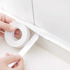 White self-adhesive PVC wall sealing tape for kitchen and bathroom gap repair, mildew-proof caulk strip (3.2 meters).