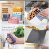 Microfiber Cleaning Wipes, 20-pack of ultra-soft, lint-free absorbent kitchen cloths for grease and water stain removal.