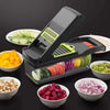 16-in-1 Vegetable Cutter, multifunctional food chopper and mandoline slicer with container for quick kitchen prep.