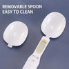 Digital Measuring Spoon Scale 500g/0.1g with a removable, easy-to-clean white spoon for precise kitchen weighing.