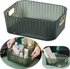 Royal Multi-Purpose Organizer: Crystal clear acrylic desktop basket for makeup, office supplies, and home storage.