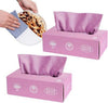 Microfiber Cleaning Wipes, pack of 20 ultra-soft lint-free cloths in pink tissue-style dispenser boxes for easy use.