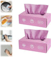 Microfiber Cleaning Wipes, pack of 20 ultra-soft lint-free cloths for kitchen, mirror, and household surface cleaning.