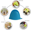 1 Pair Silicon Pot Holder Oven Mini Gloves, heat-resistant anti-skid pinch handles for safe cooking, 2-pack set.