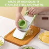 5-in-1 multifunctional vegetable and fruit slicer, a high-quality manual kitchen cutter for effortless food prep.