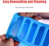 Ice-Line Silicone Tray: flexible narrow strip ice mold for water bottles with easy release and cleaning.