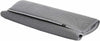 Ultra-absorbent large microfiber dish drying mat and grey kitchen drainer pad for quick drying.