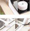 White PVC self-adhesive wall sealing tape for kitchen sink and bathroom corner crack repair, 3.2m mildew-proof strip.