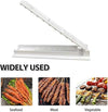 Reusable manual kabab press mould, a heavy-duty seekh kebab maker for shaping seafood, meat, and vegetable skewers.