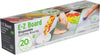 Disposable Cutting Board Mats with sliding cutter, 20 sq. ft. BPA-free flexible chopping sheets for easy food prep.