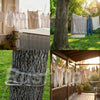 2-Meter Stainless Steel Clothesline with metal rope and hanging hooks, drying laundry outdoors on balcony or garden.