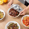 10 Pcs Foil Insulation Food Cover Set, thermal keep-warm umbrella tents used to cover bowls of hot cooked food.
