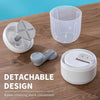 Manual Ice Shaver Machine for snow cones and Gola Ganda with detachable parts for easy cleaning and assembly.