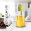 2-in-1 Oil Spray & Pour Jug, a dual function glass oil dispenser for kitchen cooking, grilling, and salad dressing.