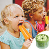Instant Ice Cream Maker Pan for DIY rolled ice cream with two spatulas, perfect for making frozen treats at home.