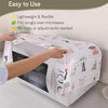 Microwave Oven Cover 85x35cm: dust-proof and waterproof protective kitchen appliance cover with storage pockets.