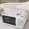 Microwave Oven Cover 85x35cm, a dust-proof and waterproof protector made from durable, eco-friendly PEVA material.