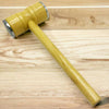 Wooden meat hammer, double-sided professional meat tenderizer mallet for kitchen food preparation.