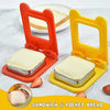 Stainless Steel Sandwich Cutter: DIY Uncrustables Maker and Sealer Mold for kids' lunches and pocket sandwiches.