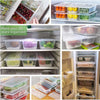 Meat Storage Container: Fresh-keeping box with removable drain plate and lid for organized refrigerator food storage.