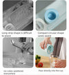 Mini Silicone Ice Bucket 2-in-1 ice cube maker and storage box showing compact design for easy pouring into glass.