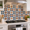 Pack of 12 Traditional Talavera Tile Stickers Kitchen Accessories