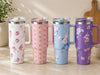 Stainless Steel Flower Design Vacuum Insulated Tumbler Kitchen Accessories