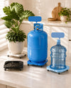 Heavy-Duty Gas Cylinder Trolley with Wheels Kitchen Accessories