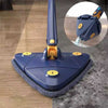 360° Rotatable Triangle Mop with adjustable handle, perfect for deep cleaning floors and walls.