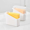 Stackable fridge organizer bin with lid for easy food storage of cheese slices and snacks in clear plastic containers.