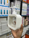 500ml clear portable soap dispenser bottle for kitchen, bathroom, or travel hand sanitizer squeeze use.
