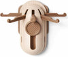 5-Claw Retractable Wall Hook for space-saving organization in bathrooms, kitchens, and entryways.