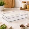 Large Clear Kitchen Drawer Organizer Tray