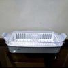 Cutlery holder with lid, a dust-proof spoon and fork organizer featuring a built-in kitchen utensil drainer tray.